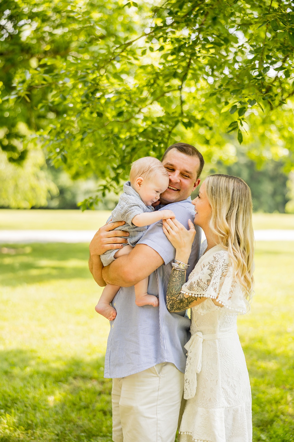 Summer Family Photos with Six Month Old Baby Borderland State Park Allie.Photo